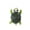 Green, variant on Yellow Starfish Shape Dog Squeaky Chew Toy, Interactive Pet Biting Toy for Teething and Boredom Relief