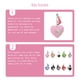 thumbnail image 4 of Guardurnaity Llavero multiusos, Mini pendiente, llavero diario, accesorios para niñas, llavero, estuche DIY, suministros para bolso, colgante para Type9 NO9, 4 of 6