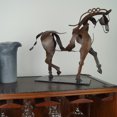 thumbnail image 4 of Escultura de caballo de metal rústico Adonis Estatua de caballo Adorno de decoración JAMW Sencillez, 4 of 5