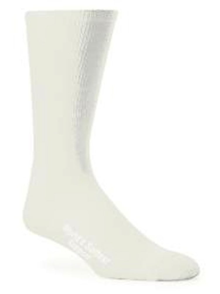 World's Softest Socks Support Fit Crew White Extra Large