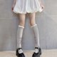 thumbnail image 4 of Maid Cute Lace Lolita Socks Tube Long Socks Pile Pile Socks Knee High Bow Socks GuanGuan, 4 of 5