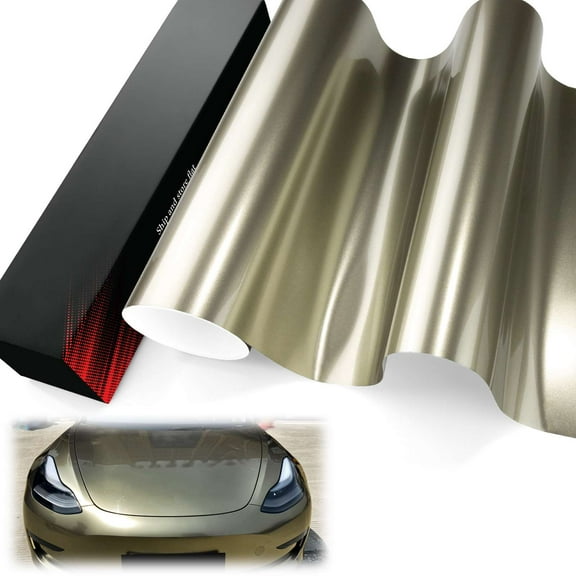 PET Liner Vinyl Super Gloss Metallic Millennium Jade Automotive Wrap Car Vehicle Bubble Free Air Release