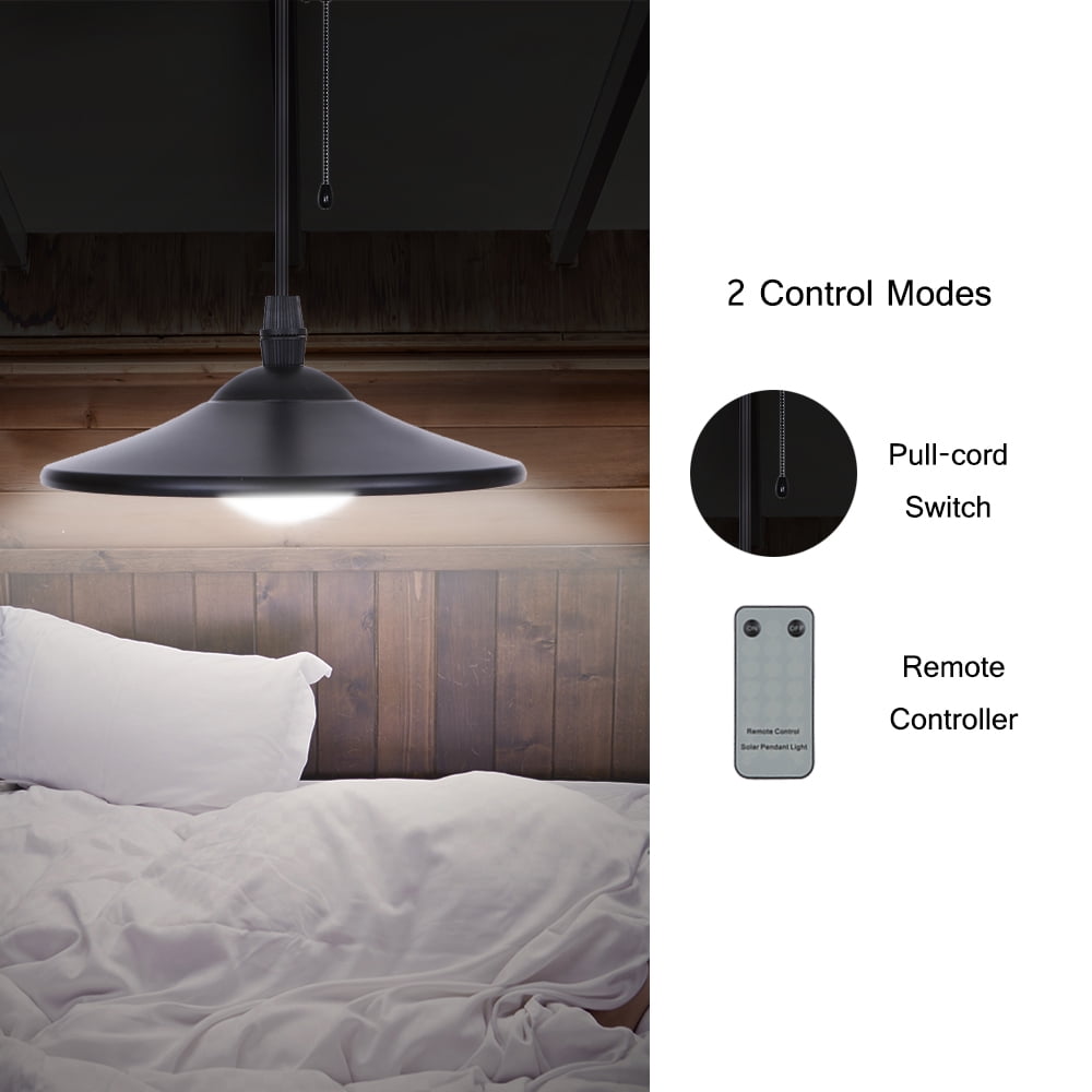 Tomshine 3W Outdoor Hanging Solar Powered 4 LED Shed Light 250lm