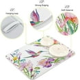 thumbnail image 2 of FREEAMG Tropical Irises Flowers Hummingbirds 16 x 18 Inches Absorbent Dish Drying Mat Microfiber Kitchen Countertop Table Protector Multi-Purpose Counter Rack Sink Drainer Pad, 2 of 6