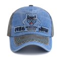 thumbnail image 2 of Gorra de béisbol de algodón lavado Unisex, gorro bordado con cabeza de leopardo, ropa de calle masculina, sombreros de papá para acampar al aire libre, senderismo y pesca, nuevo, 2 of 5