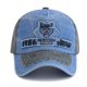 thumbnail image 2 of Gorra de béisbol de algodón lavado Unisex, gorro bordado con cabeza de leopardo, ropa de calle masculina, sombreros de papá para acampar al aire libre, senderismo y pesca, nuevo, 2 of 5