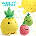 thumbnail image 7 of LotFancy Pineapple Plush Toy Pillow, Cute Squishy Stuffed Animal Plushie Doll Gift for Kids Girls Boys, 7 of 7