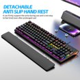 thumbnail image 4 of Teclado mecánico RGB ANGGREK con Cable USB Plug And play Escritura suave Interruptor azul, 4 of 7
