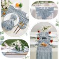 thumbnail image 4 of Tapete de mesa AGIRL Boho Dusty Blue 89 x 305 cm, paquete de 12, 4 of 7