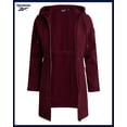 thumbnail image 4 of Chaqueta soft shell ligera Reebok para mujer, color borgoña, con forro polar, 4 of 7