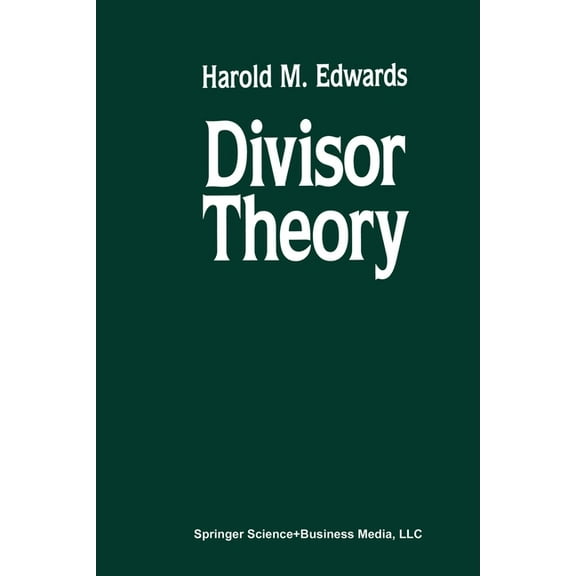 Modern BirkhÃ¤user Classics Divisor Theory, (Paperback)