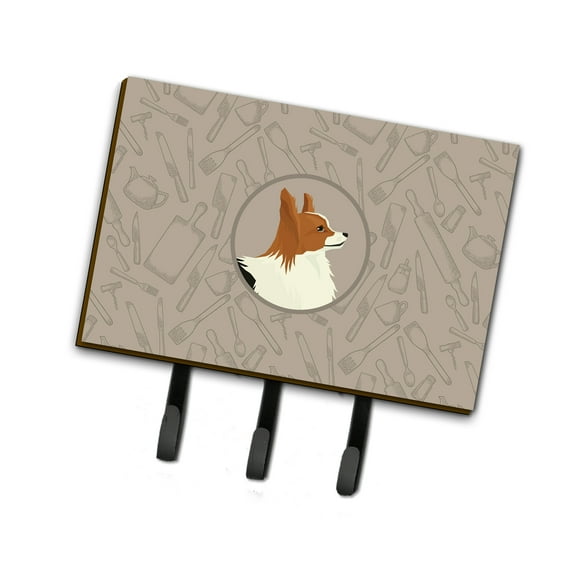 Papillon In the Kitchen Leash or Key Holder