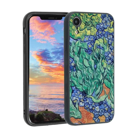 Compatible with iPhone XR Phone Case, Vincent-van-Gogh-2-1 Case Men Women, Flexible Silicone Shockproof Case for iPhone XR