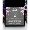 To My Aunt Necklace for Her 55th Birthday 55 Years Old Birthday 925