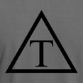 thumbnail image 3 of CafePress - Triangle Icon T Shirt - Mens Comfort Colors Shirt, 3 of 5