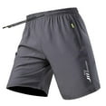 thumbnail image 2 of asjyhkr Mens Shorts Athletic Gym Running Hiking Shorts with Pockets Drawstring Quick Drying Camping Workout Shorts(M-5XL), 2 of 9