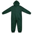 thumbnail image 7 of Women's Fleece Lined Hooded Jumpsuit Long Sleeve Zip Up One Piece Tracksuit Loose Fit Soft Warm Cozy Fall Winter Loungewear Y2K Streetwear with Pockets Green, 7 of 7