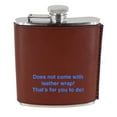 thumbnail image 2 of B8851 Flask, 6oz, Stainless Steel Polished 18-8, 2 of 7