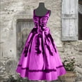 thumbnail image 2 of HNMKIU Halloween pour Femmes Robe Évasée à Imprimé Tunique Sans Manches Robe d'Invitée de Fête Élégante Gothique Mode Rose,P, 2 of 3