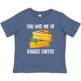 thumbnail image 3 of Inktastic You Had Me at Grilled Cheese Sandwich Boys or Girls Baby T-Shirt, 3 of 5
