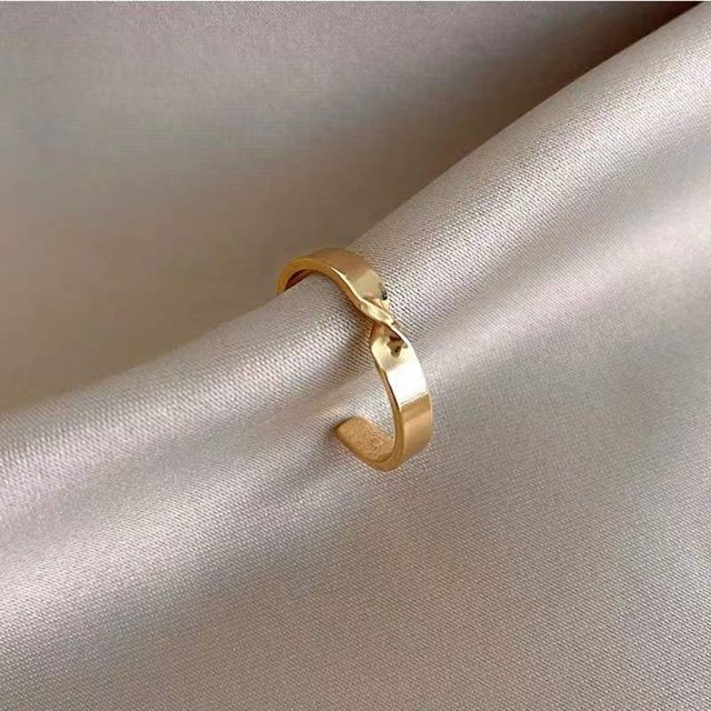 2 anillos de pareja de alta gama para hombres y mujeres en red regalos de novias rojos, oro ShuxiuWang 9024735603344