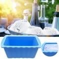thumbnail image 4 of Sunjoy Tech Extra Large Ice Block Mold Dishwasher Safe Food Grade Silicone Ice Maker for Cold Plunge & Coolers Non-sticky Reusable Ice Cube Tray for Ice Bath Chiller, 4 of 8