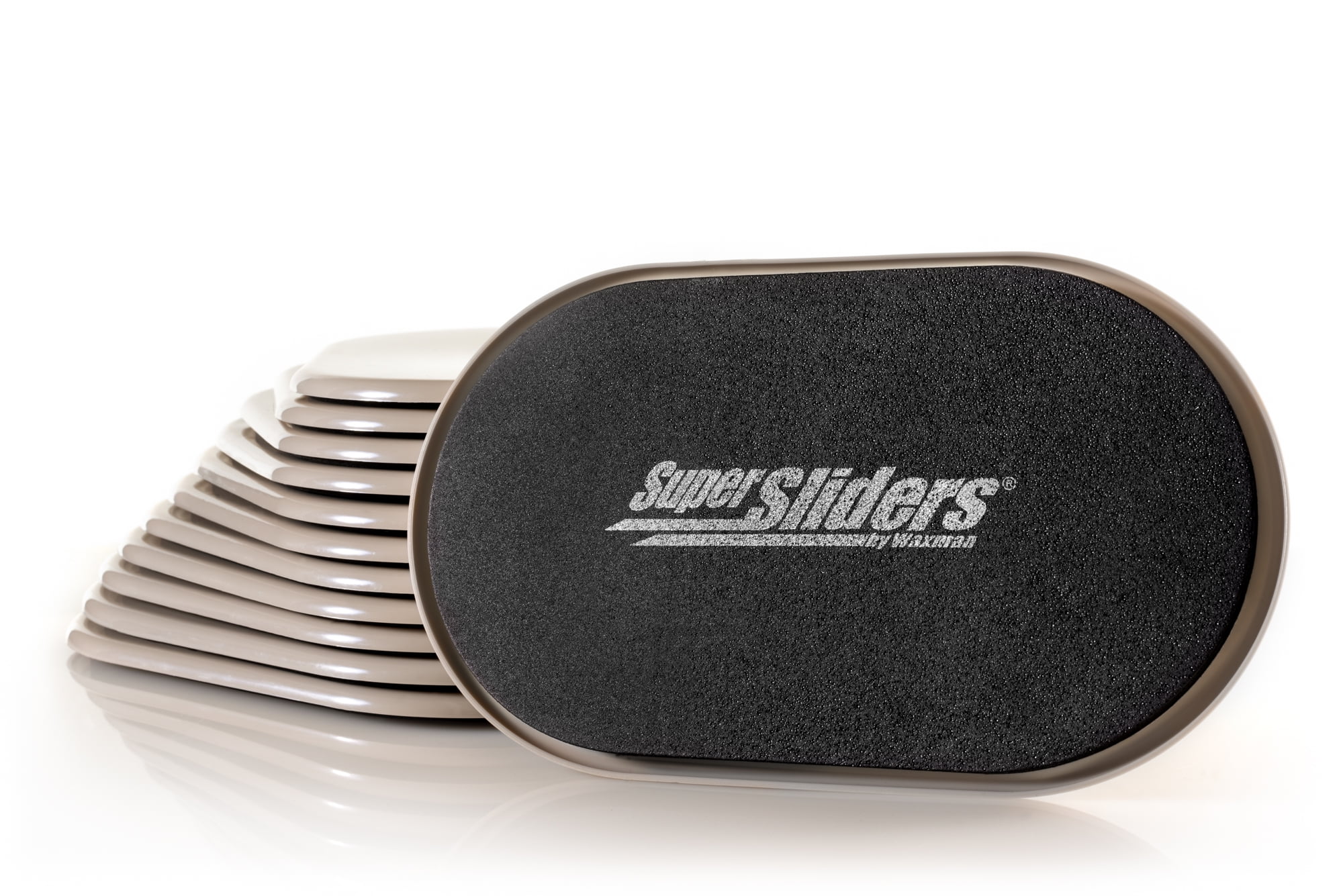 Super Sliders 5 3/4" x 9 1/2" Reusable Furniture Sliders, Carpet, Beige