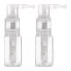 thumbnail image 1 of 2 botellas pulverizadoras portátiles desmontables para polvo de viaje, 35 ml, dispensador de polvo PET transparente, vacío, para maquillaje corporal y capilar, 1 of 8