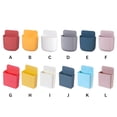 thumbnail image 4 of Remote Control Organizer TV Air wall holder Conditioner Remote Control Storage Wall Mounted Holder Case, B Type, Pink, 4 of 7