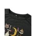 thumbnail image 4 of Opperiaya Sweat-Shirt d'Halloween pour Femmes, Imprimé Graphique Décontracté, Coupe Ample, Pull-Over, Manches Longues, Col Rond, Surdimensionné, Automne, 4 of 9
