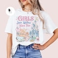 thumbnail image 6 of Retro Girls Just Wanna Have Fun T-shirt, Minnie and Daisy Girls Couples Girl Vacation Tee, Disney Girls Trip T-shirt, WDW Disneyland Tee, 6 of 6