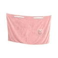thumbnail image 1 of Toalla de baño para mujer, falda de baño de secado rápido, bata de ducha para piscinas y spa. Rosa, 1 of 9