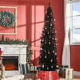 thumbnail image 2 of Árbol de Navidad artificial HOMCOM 7 pies 499 puntas negro, 2 of 9