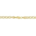 thumbnail image 2 of 14k Yellow Gold 4mm Round Charm Link Bracelet (7.5 inch), 2 of 4