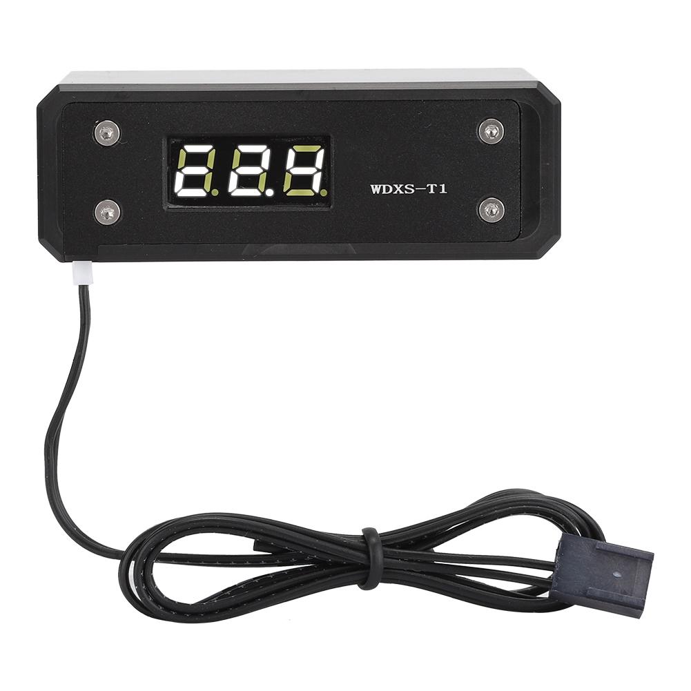 Ccdes Water Cooling Digital Thermometer High Accuracy G1/4 Black Panel