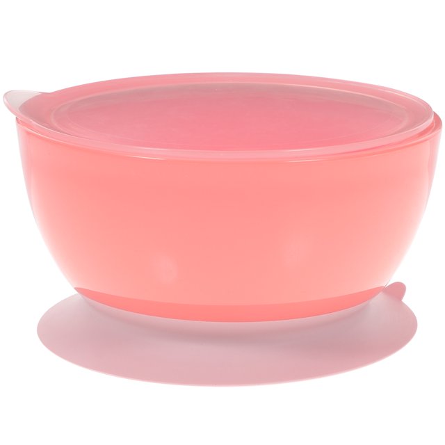 WORGEOUS Silicone Baby Bowl With Suction Kids Food Plate de comida para niños pequeños Utensil
