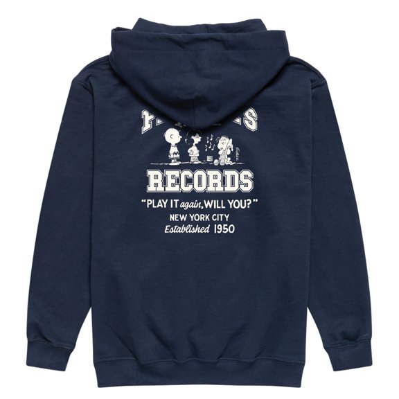 Peanuts - Play It Records Graphic Fleece Pullover Hoodie