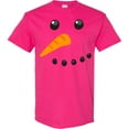thumbnail image 3 of Inktastic Snowman Face T-Shirt, 3 of 5