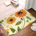 thumbnail image 5 of Fotbe Extra Durable Door Mat - Dirt Trapping Outdoor Welcome Mats - Non-Slip Outdoor Door Mats - Low Profile Front Door Mat - Indoor (16" x 24", Sunflowers And Butterflies ), 5 of 9
