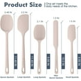 thumbnail image 2 of 3 Pieces Silicone Spatula Set, Food Grade Rubber Spatula, Upgrade Strong Handle with Ergonomic Grip, Heat Resistant for Nonstick Cookware, Cooking, 2 of 7