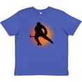 thumbnail image 3 of Inktastic Ice Hockey Silhouette Youth T-Shirt, 3 of 5