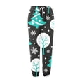 thumbnail image 4 of Women's Pants Christmas Printed Slacks Durable Stretchy Comfortable Daily Trendy Mint Green Jeans Sizes XXL, 4 of 4