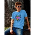thumbnail image 2 of Graffiti Style Happy Dead Faces T-Shirt Men -Image by Shutterstock, Male Small, 2 of 4