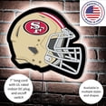 thumbnail image 5 of San Francisco 49ers LED XL Round Wall D-cor, 5 of 5