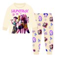 thumbnail image 1 of Pop cazadora para niña Demo-n Pajamas,Rumi,Mire Zoeyy Kids Long Sleeve Pajamas,Anime Frame Graphic Sleepwear PJs Boys Girls, 1 of 3