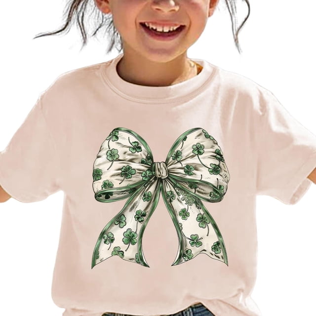 T-shirt à Manches Courtes pour Garçons Col Rond Imprimé Graphique T-Shirt pour Hommes 3-14 Ans 1 Pce