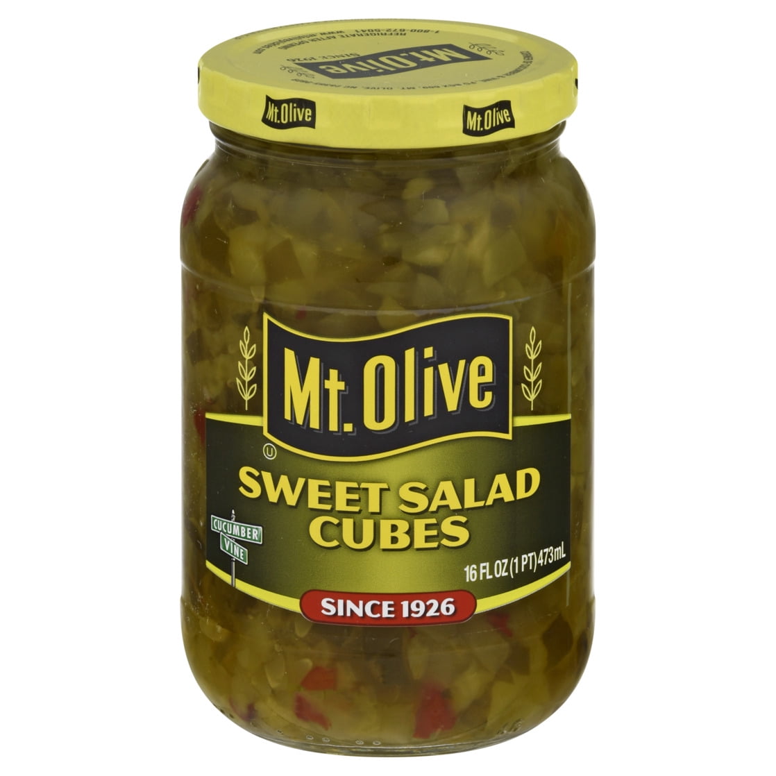 Mt. Olive Sweet Salad Cubes - 16 fl oz jar