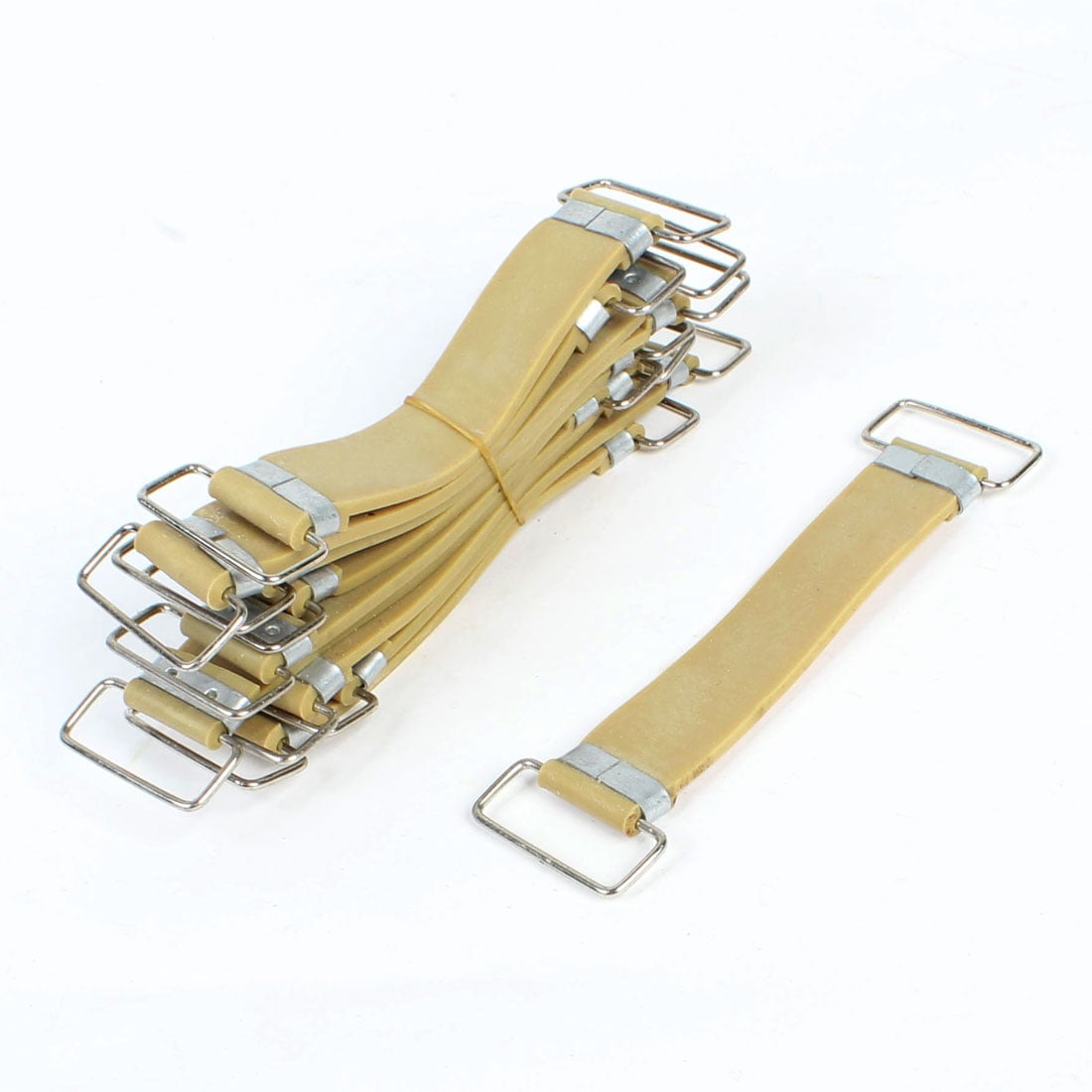 10 x Security Adjustable Locking Storage Battery Strap Brown