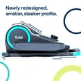 thumbnail image 2 of Cubii GO Aqua - Compact Whisper Quiet Under Desk Elliptical with LCD Monitor, Adjustable Resistance, Portable Design with Telescopic Handle & Wheels, 2 of 5