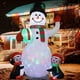 thumbnail image 4 of 1,8 m decoración navideña juguete inflable regalo muñeco de nieve pingüino luces LED integradas interior exterior fiesta de año nuevo decoración de jardín, 4 of 6